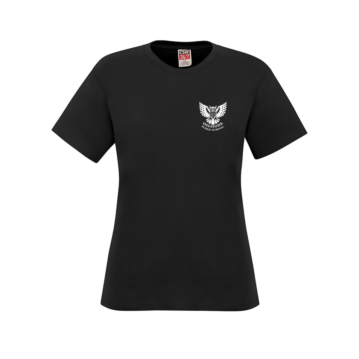 School Logo · Front · Black