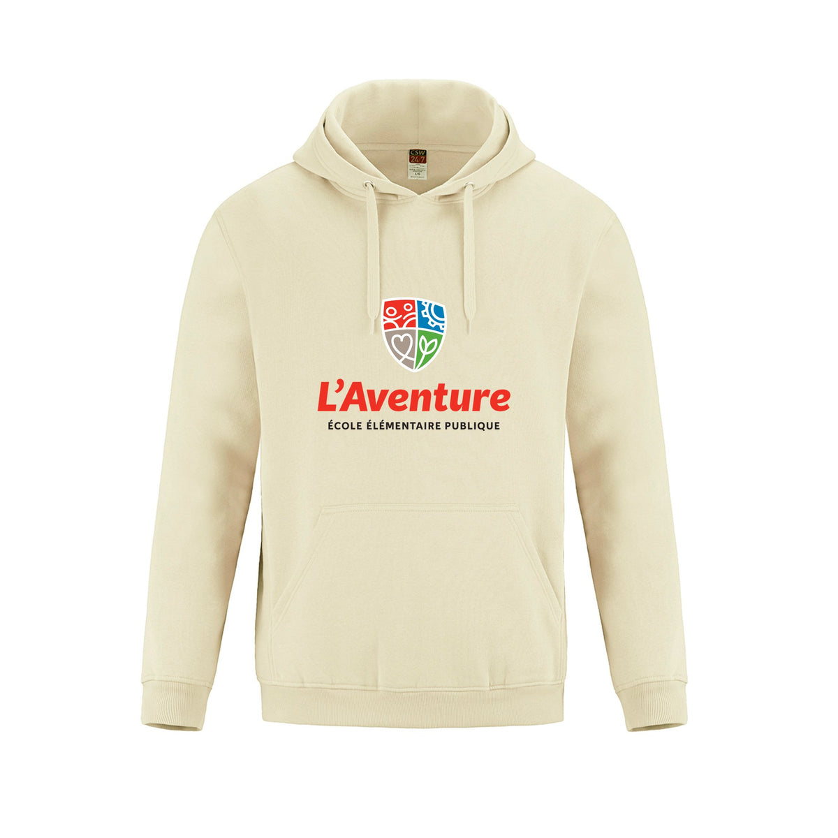 School Logo · Front · Ivory