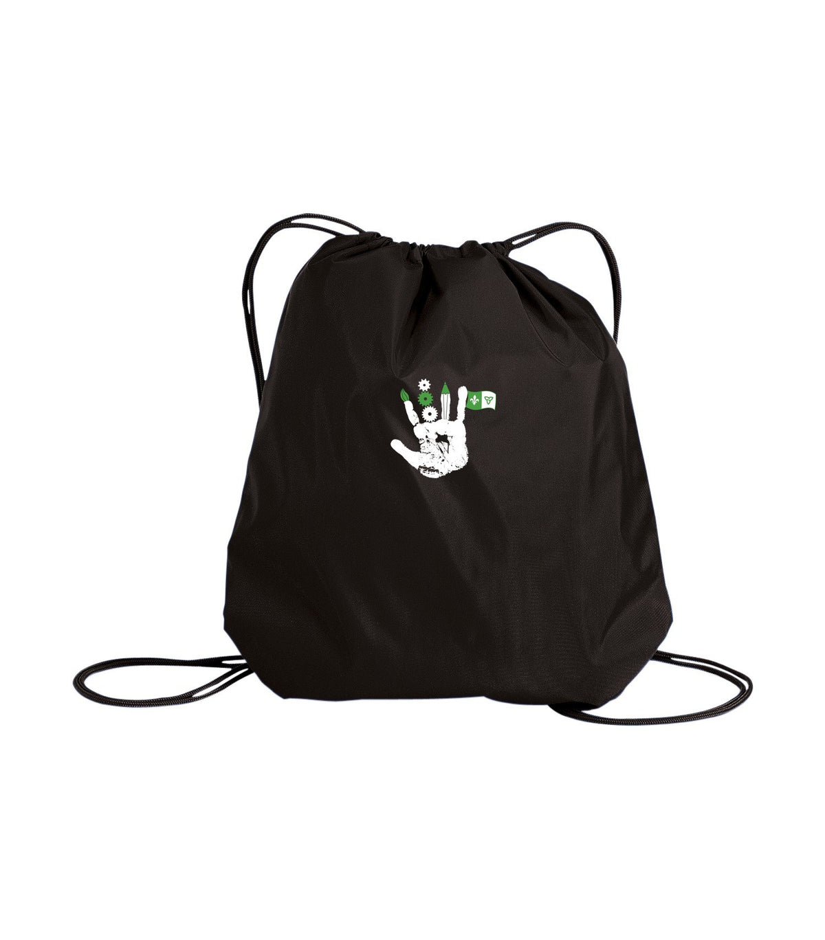 School Logo · Front · Black