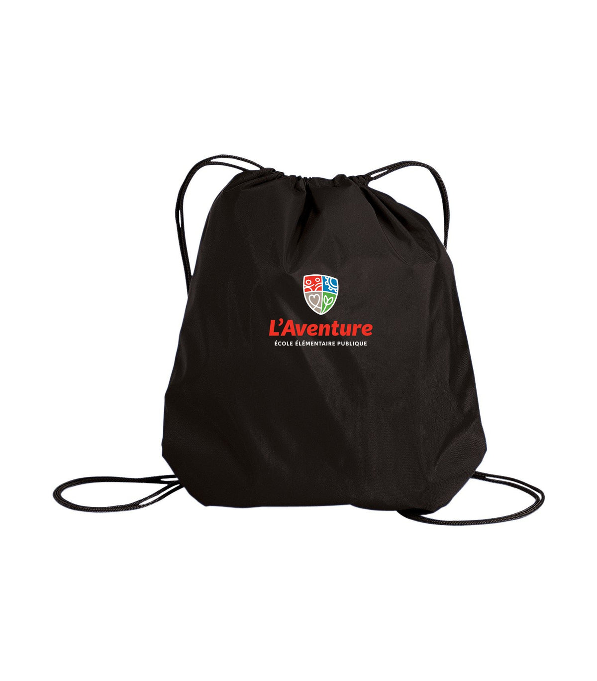 School Logo · Front · Black