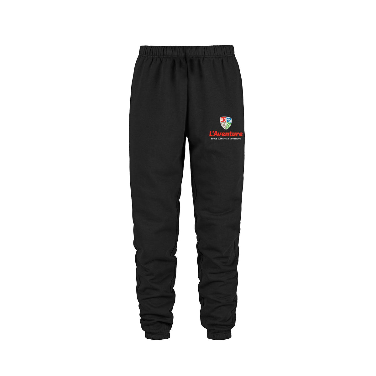 School Logo · Front · Black