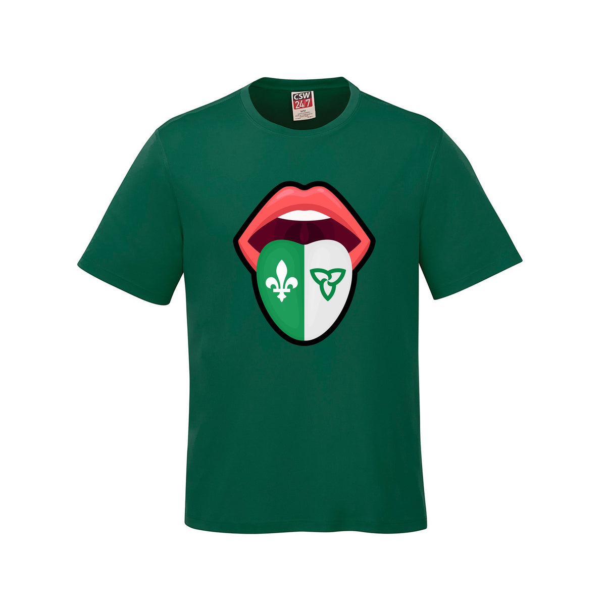 Lips · Front · Kelly Green