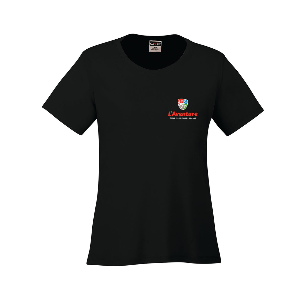 School Logo · Front · Black