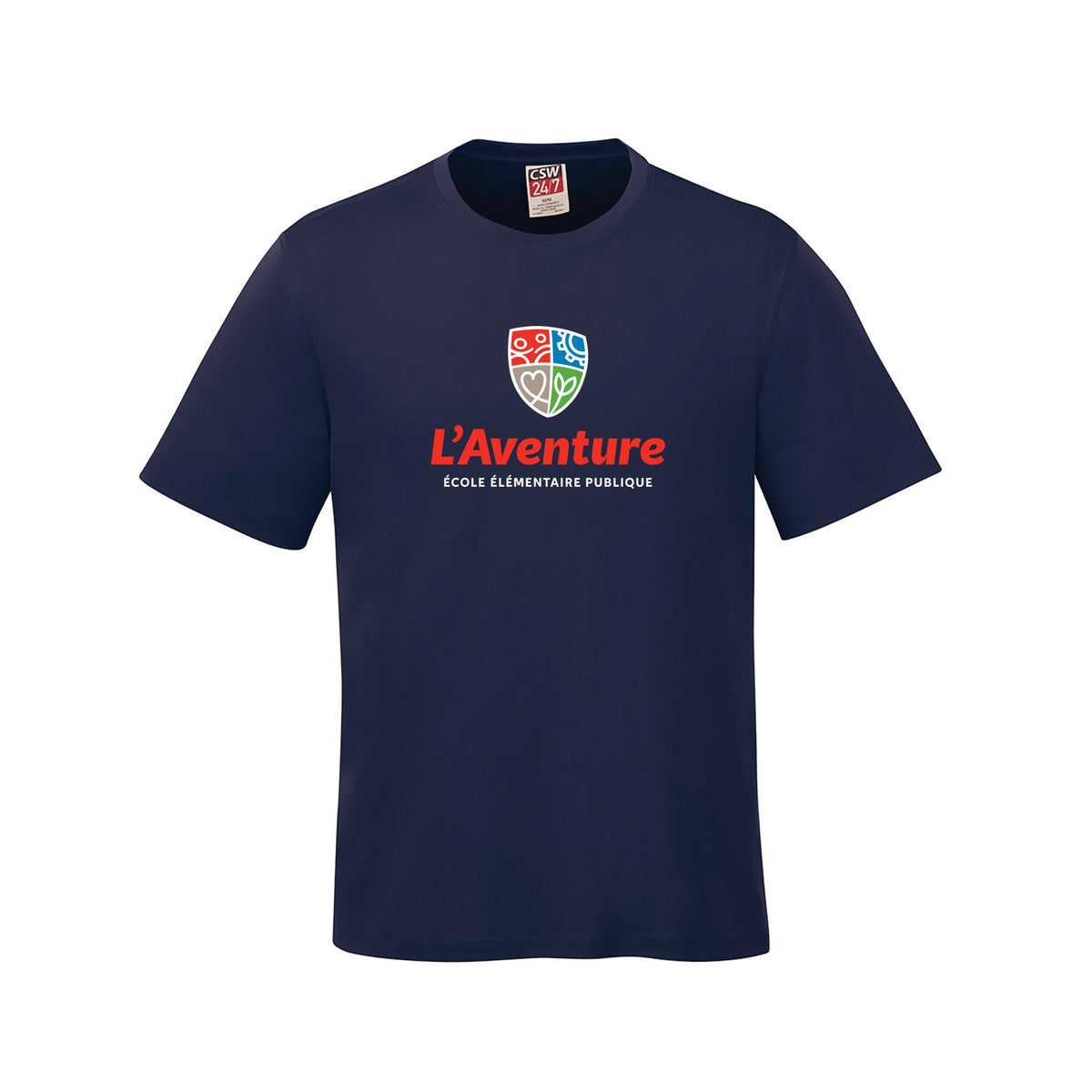 School Logo · Front · Navy