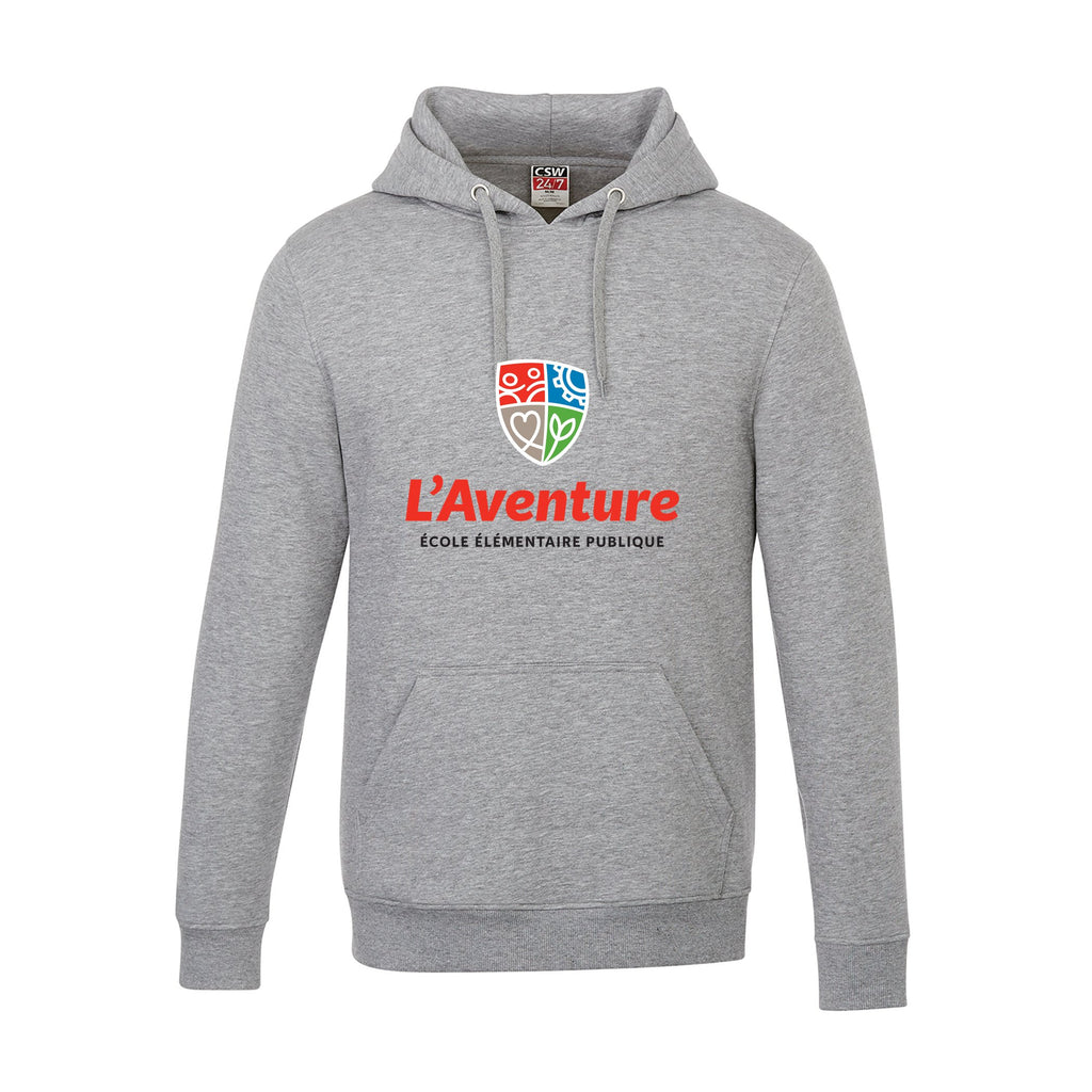 School Logo · Front · Athletic Grey Heather