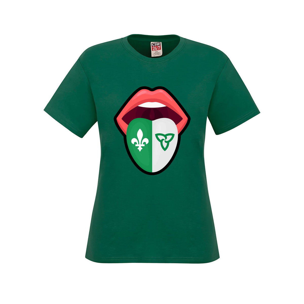 Lips · Front · Kelly Green