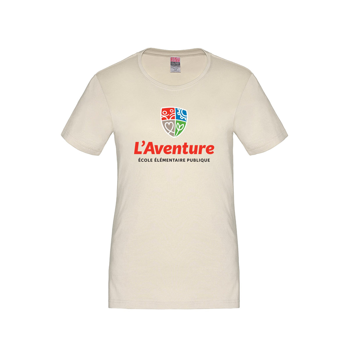 School Logo · Front · Ivory