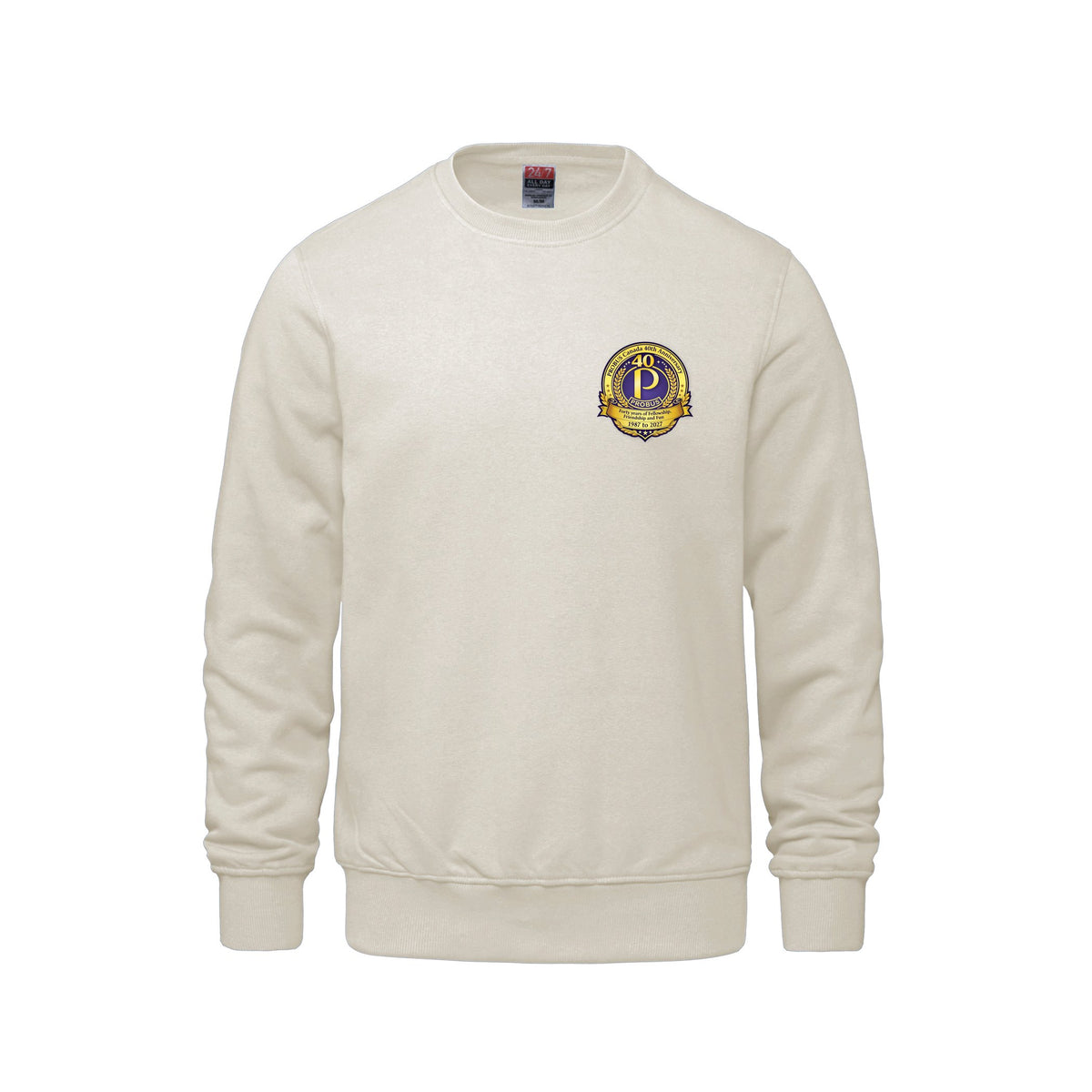 Anniversary Logo · Front · Ivory