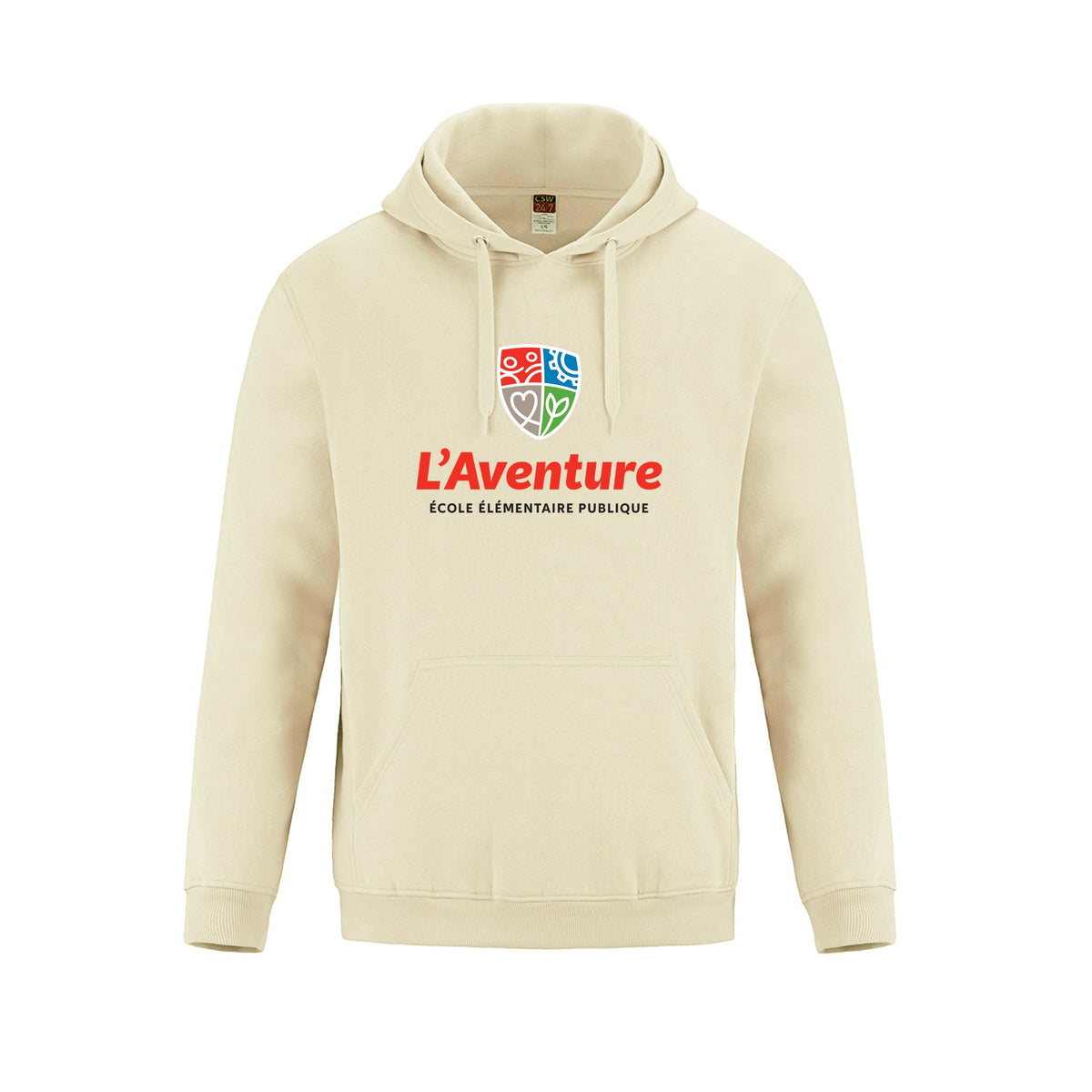 School Logo · Front · Ivory