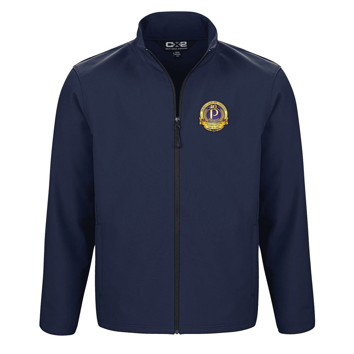 Anniversary Logo · Front · Navy