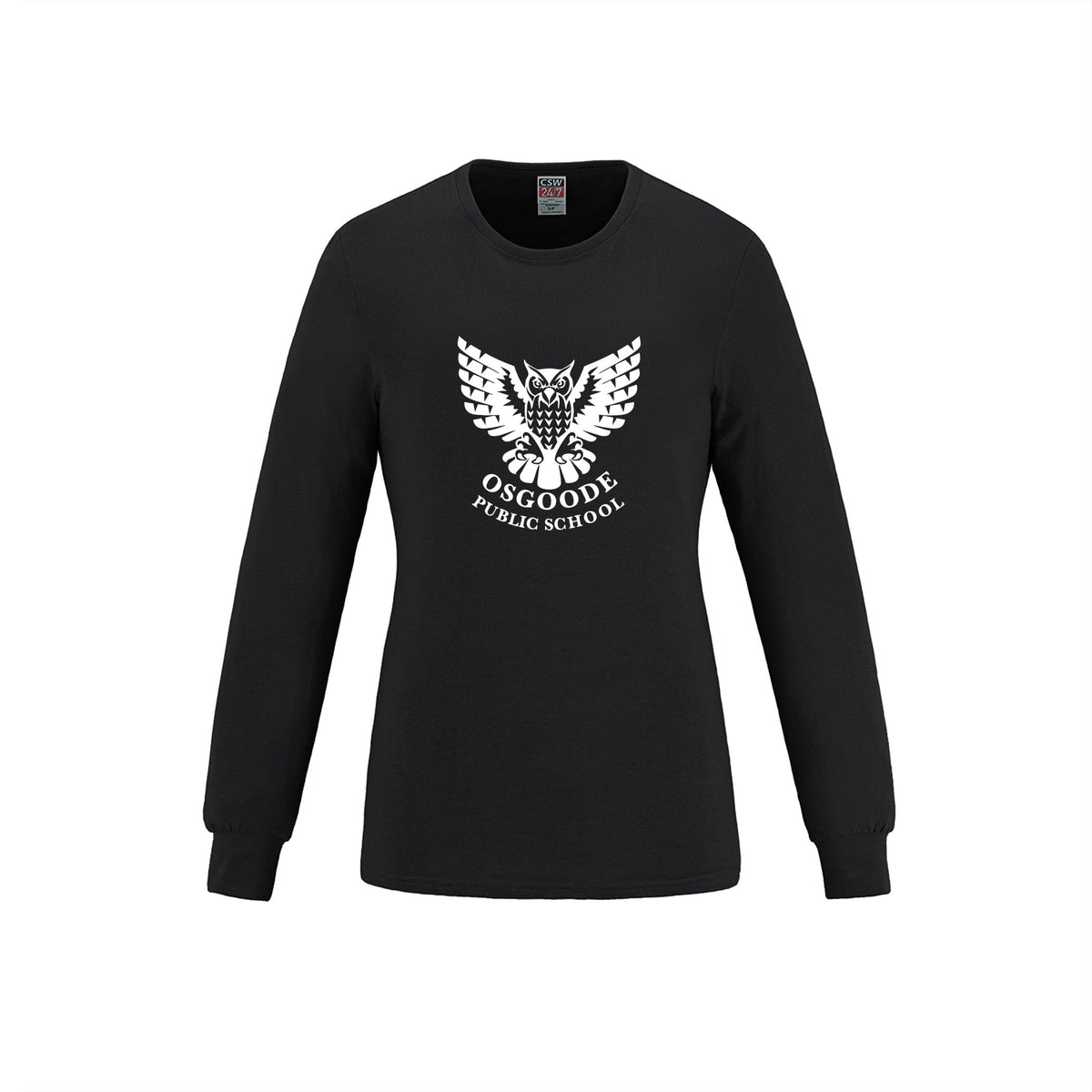 School Logo · Front · Black