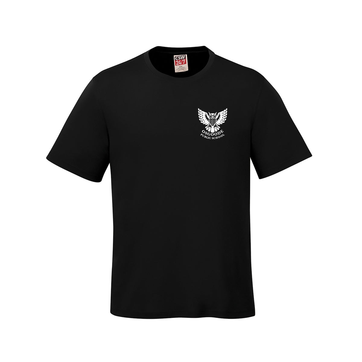 School Logo · Front · Black