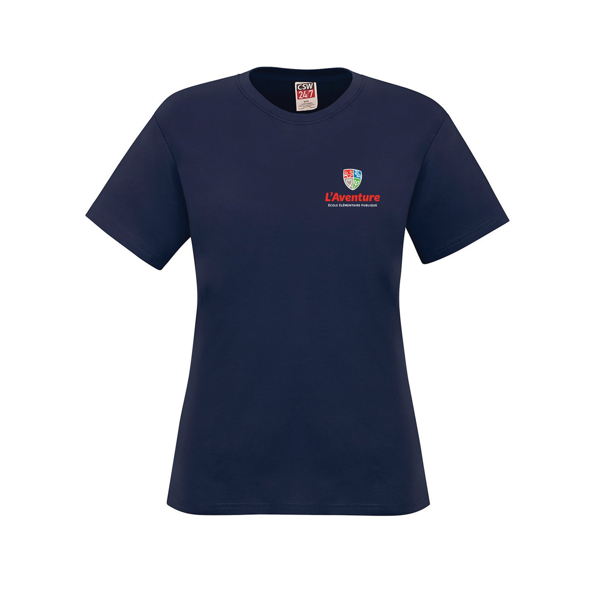 School Logo · Front · Navy