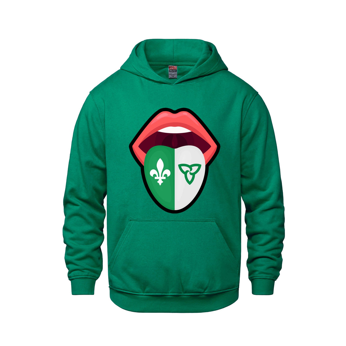 Lips · Front · Kelly Green