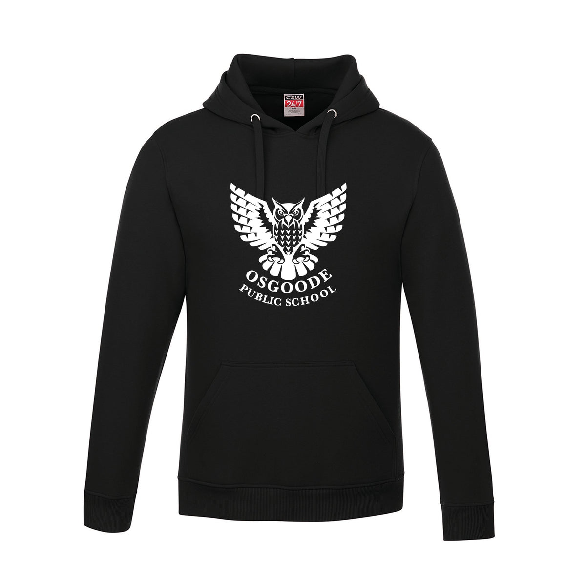 School Logo · Front · Black