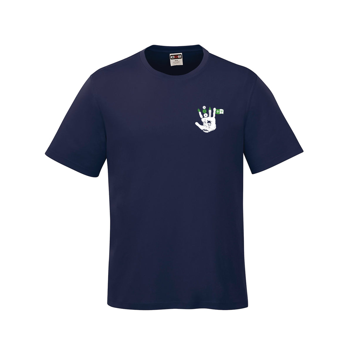 School Logo · Front · Navy