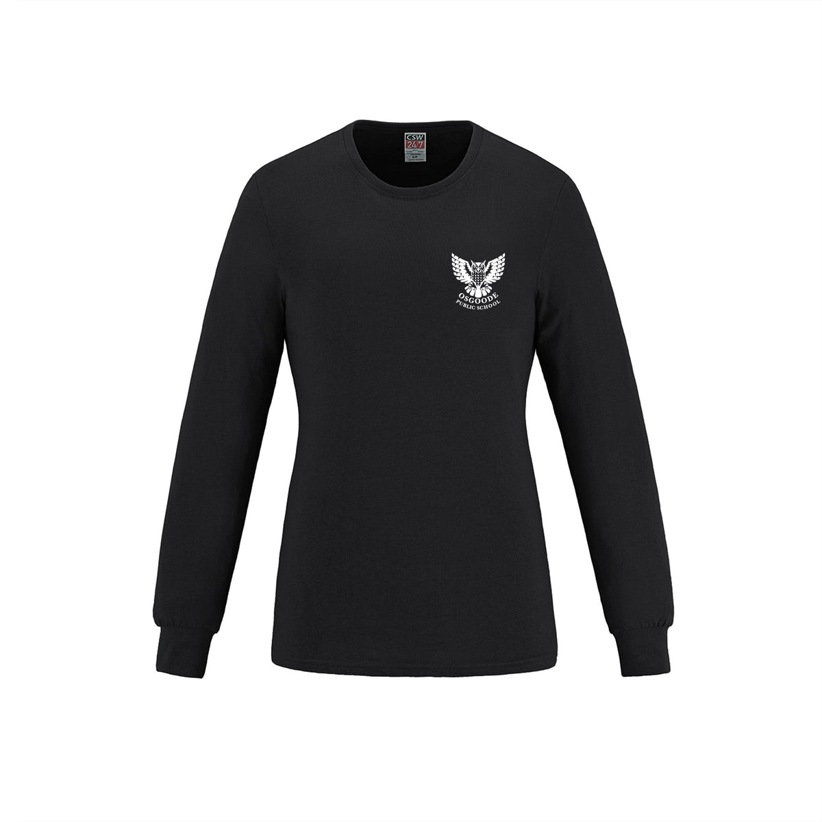 School Logo · Front · Black