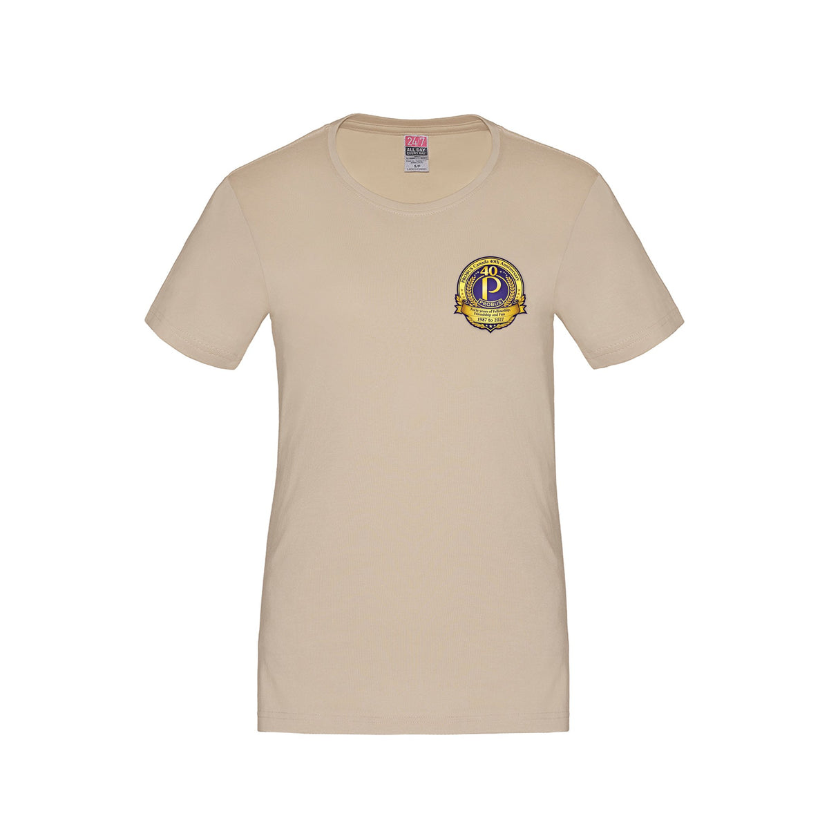Anniversary Logo · Front · Sand