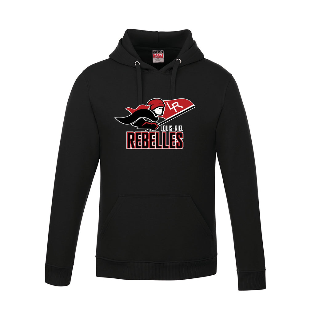 School Logo · Front · Black