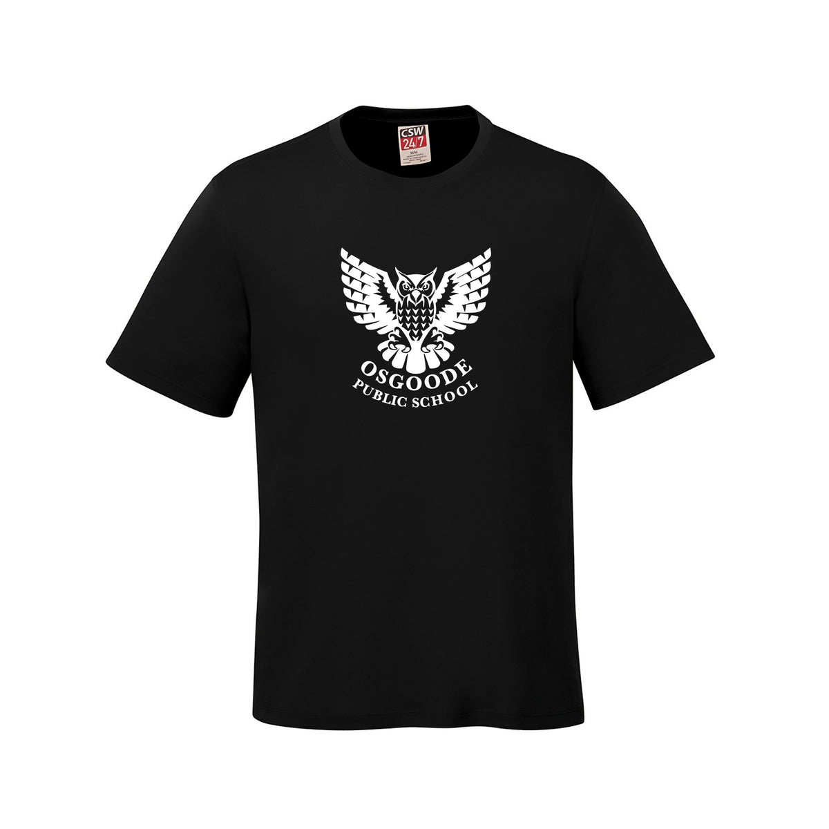 School Logo · Front · Black