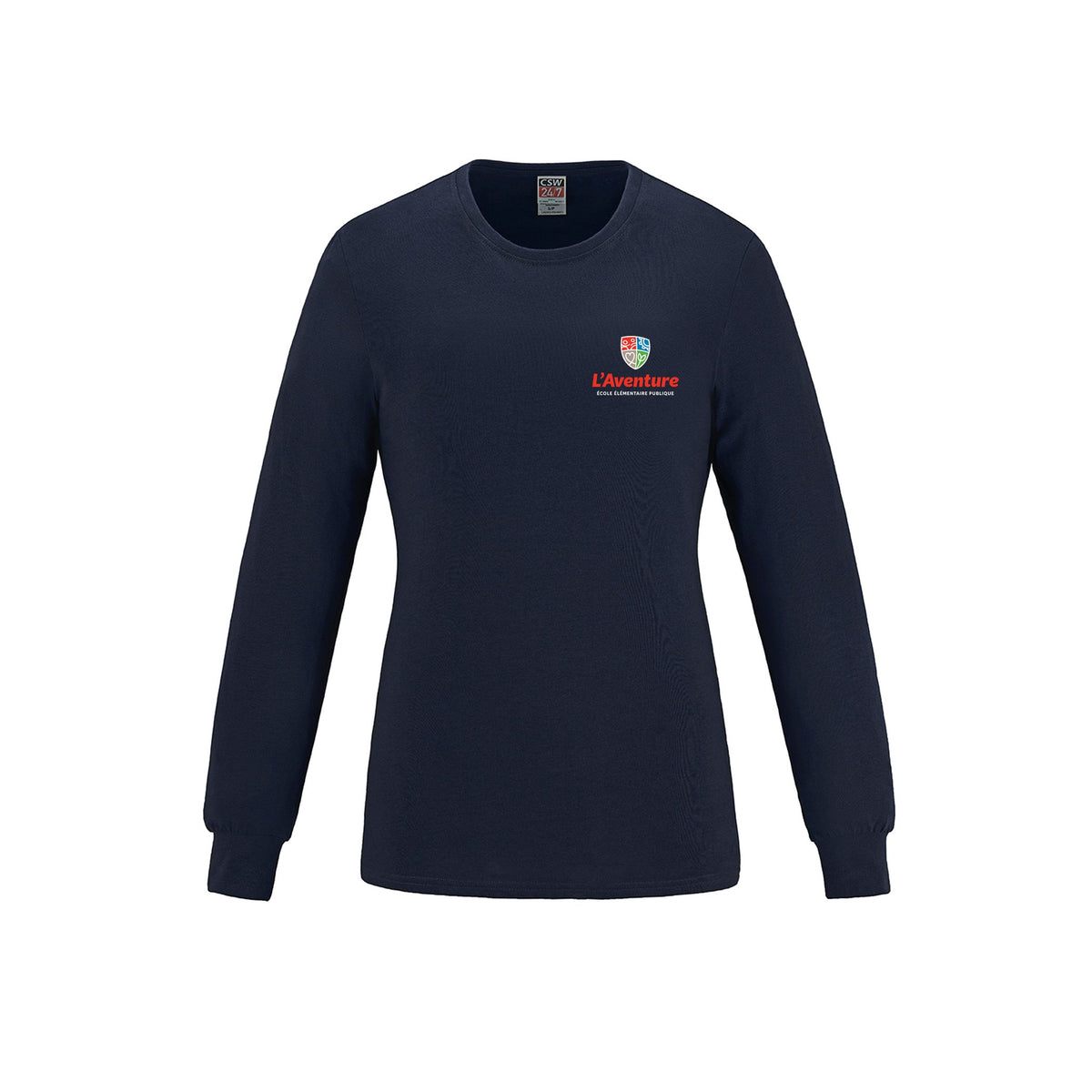 School Logo · Front · Navy