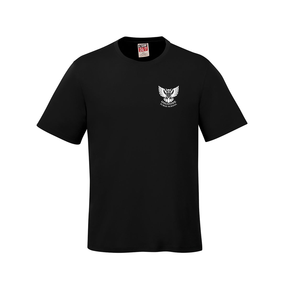 School Logo · Front · Black