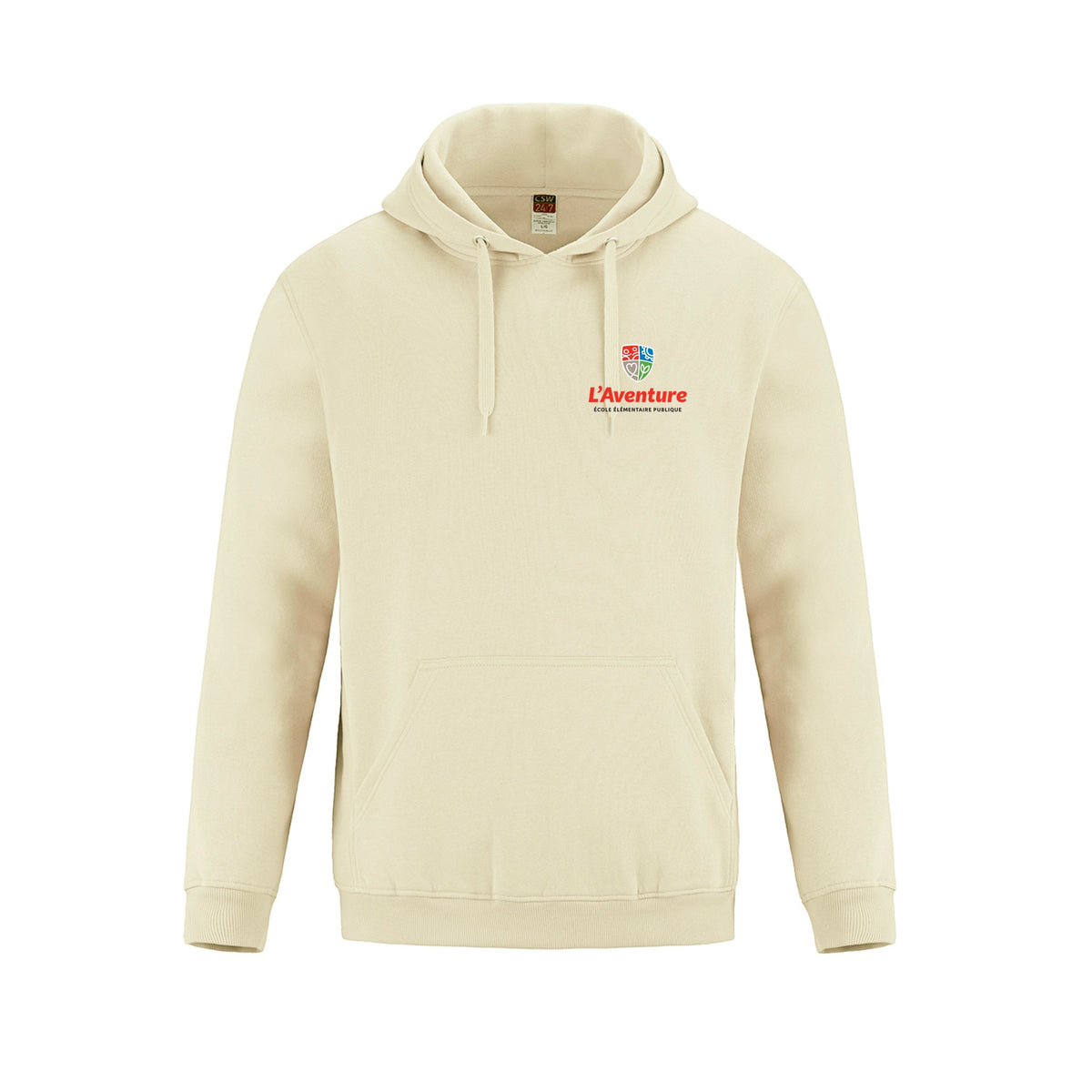 School Logo · Front · Ivory