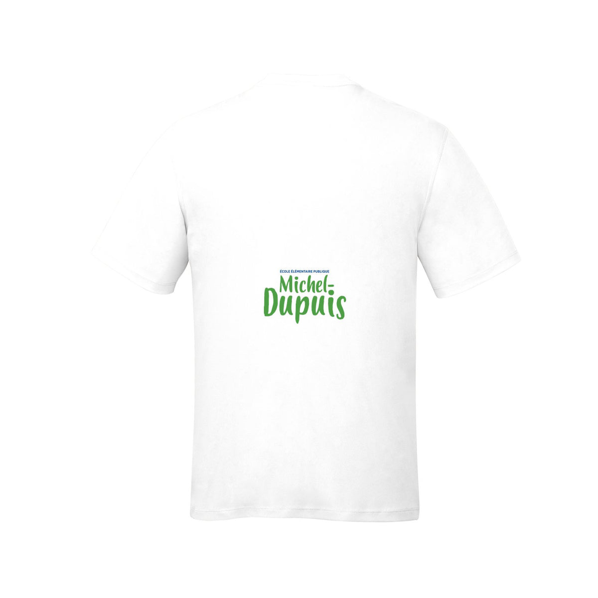 School Logo · Back · White