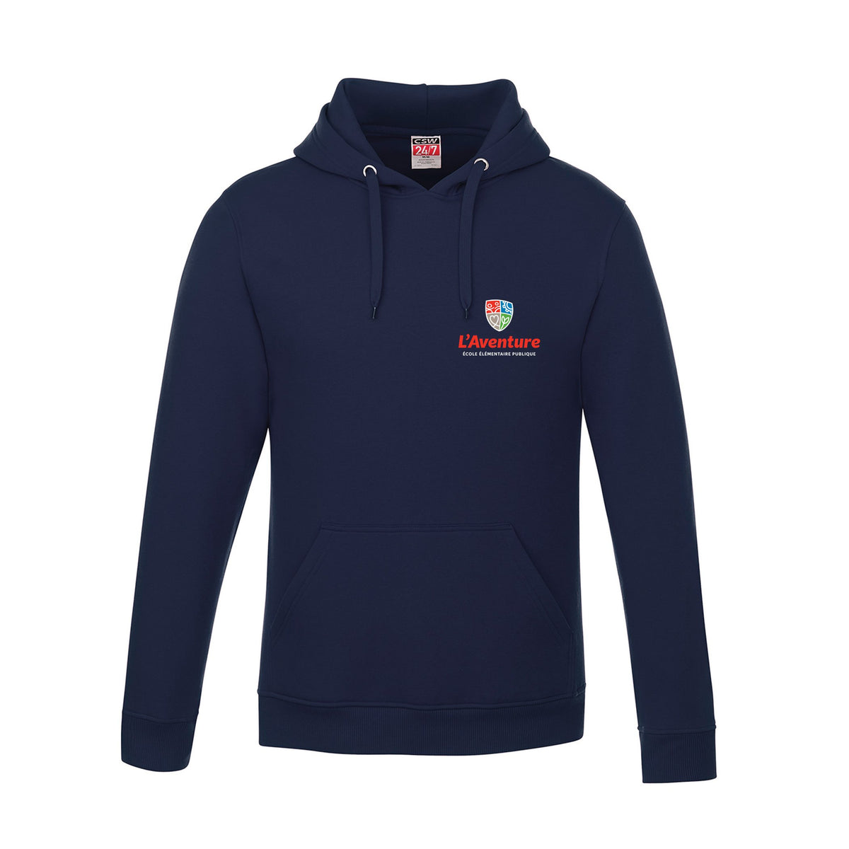 School Logo · Front · Navy