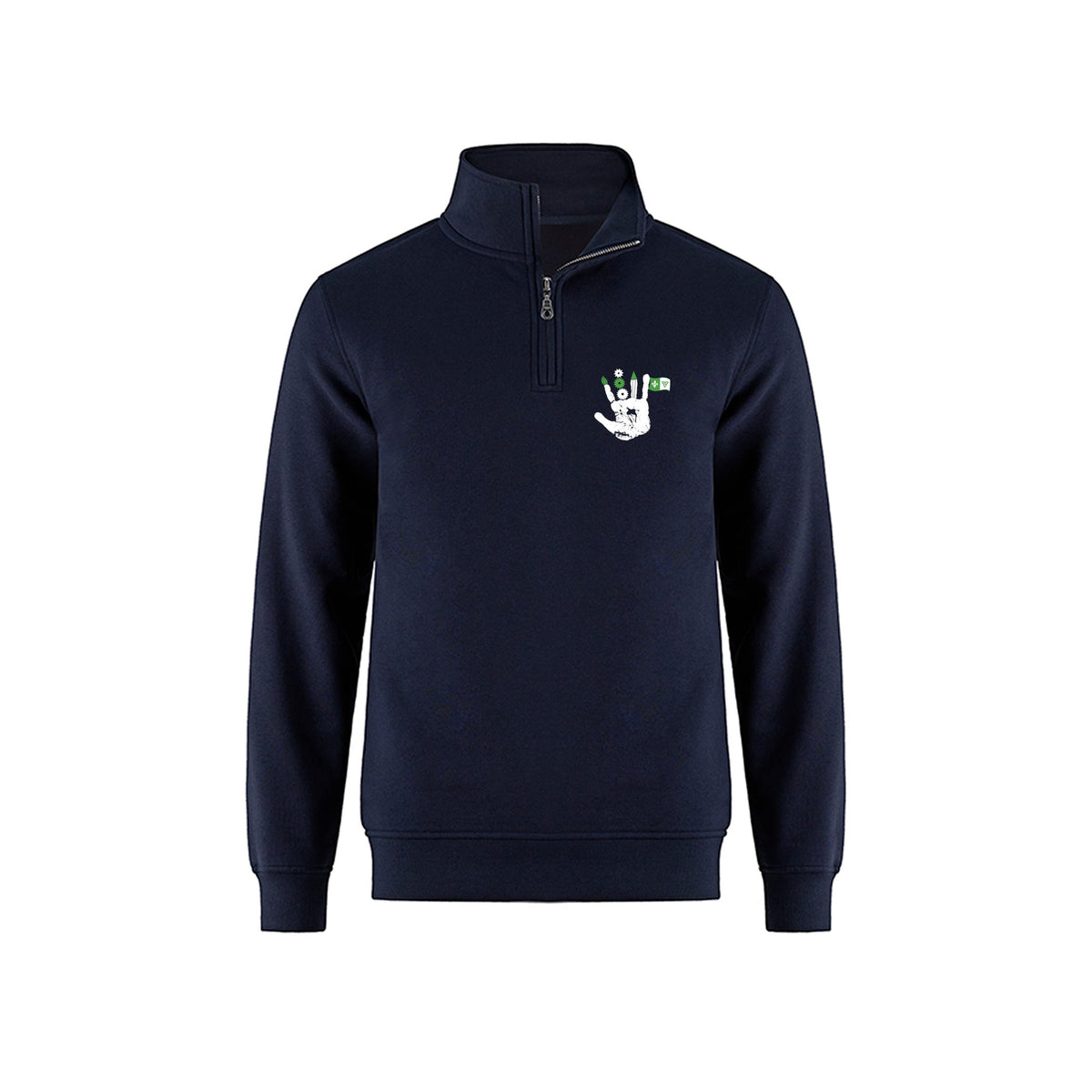 School Logo · Front · Navy