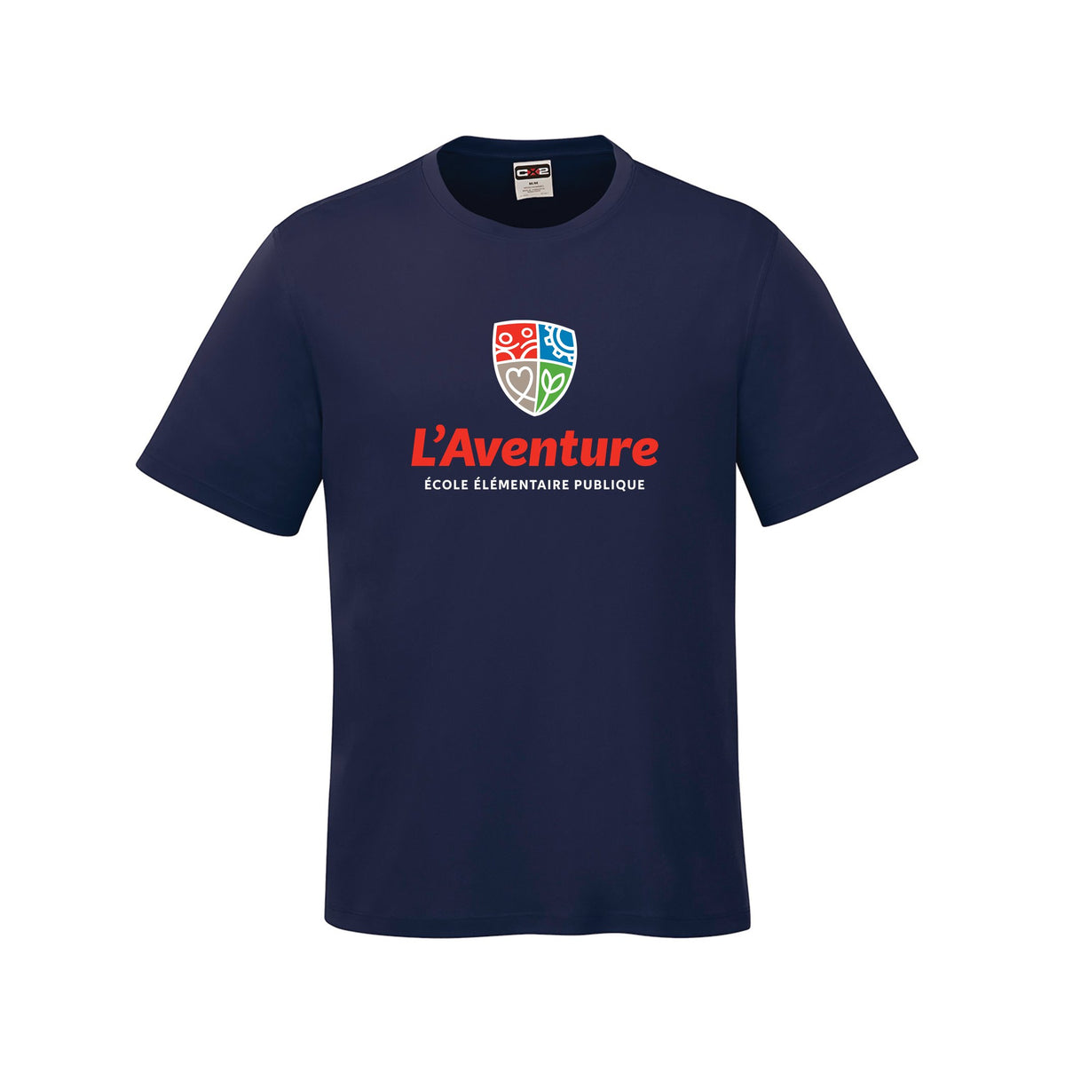 School Logo · Front · Navy