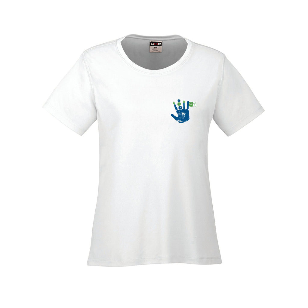 School Logo · Front · White