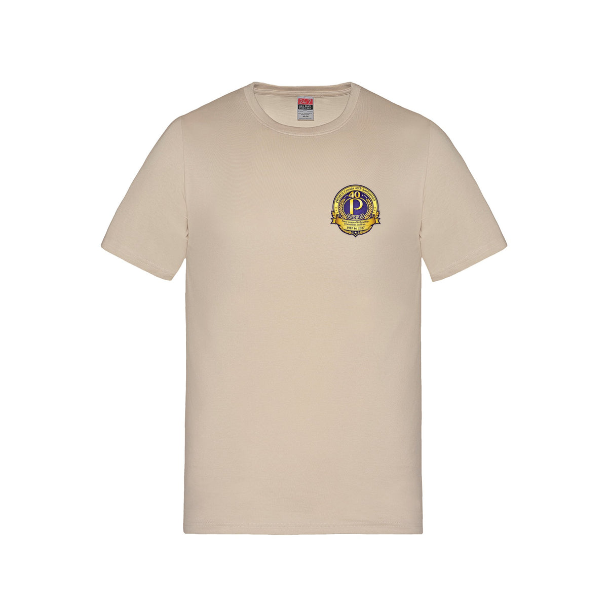Anniversary Logo · Front · Sand