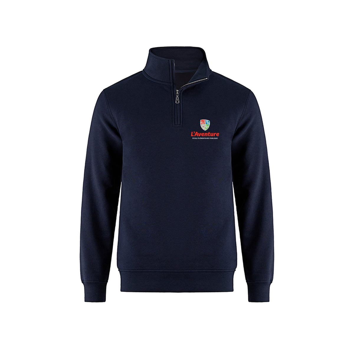 School Logo · Front · Navy