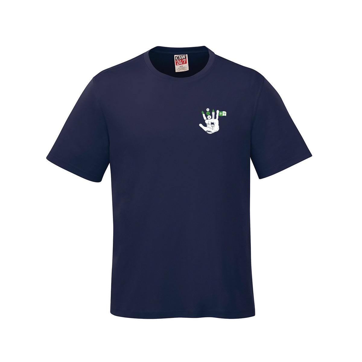 School Logo · Front · Navy
