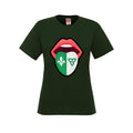 Lips · Front · Forest Green