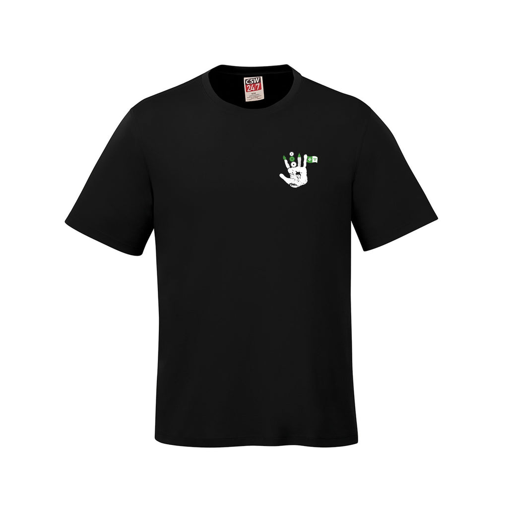 School Logo · Front · Black