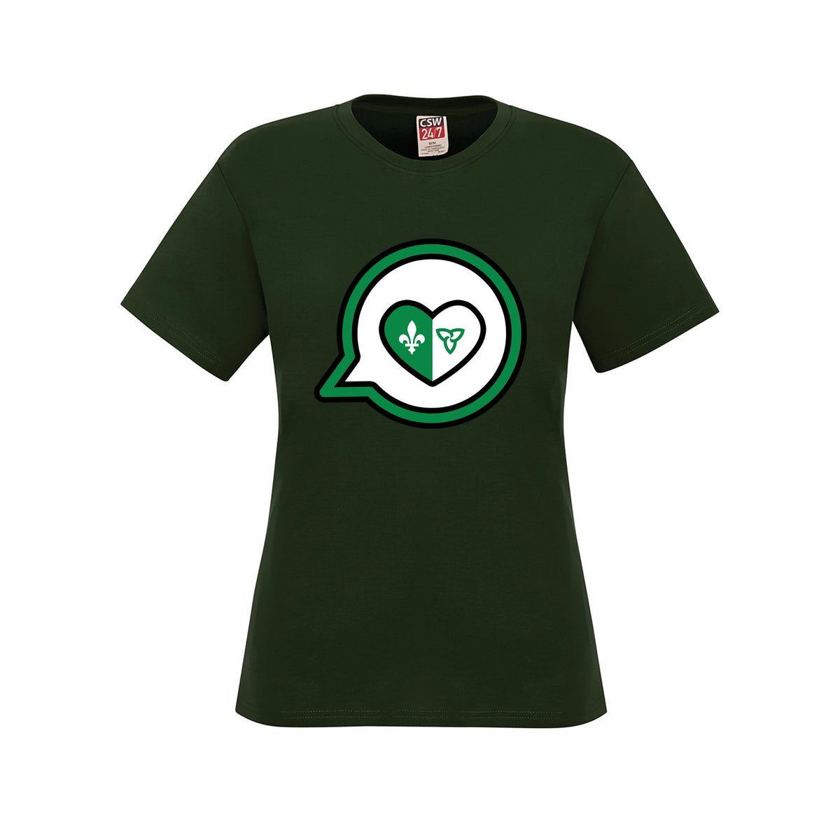 Speech · Front · Forest Green