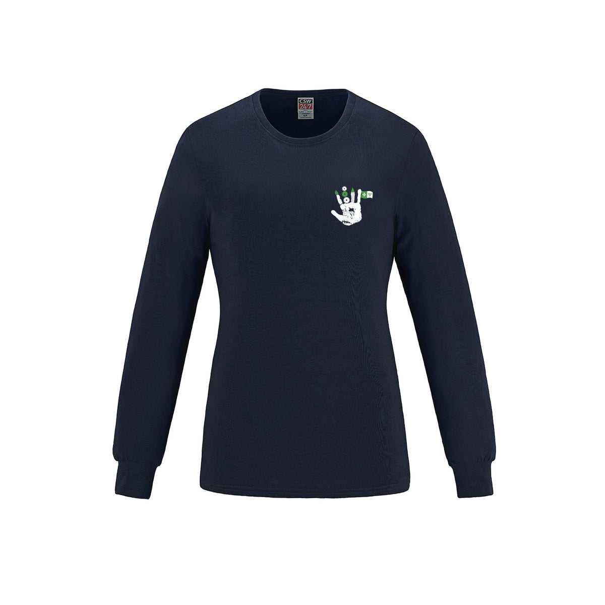 School Logo · Front · Navy