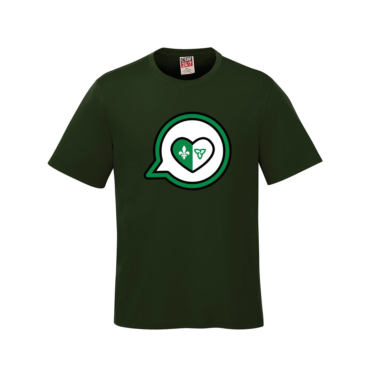 Speech · Front · Forest Green