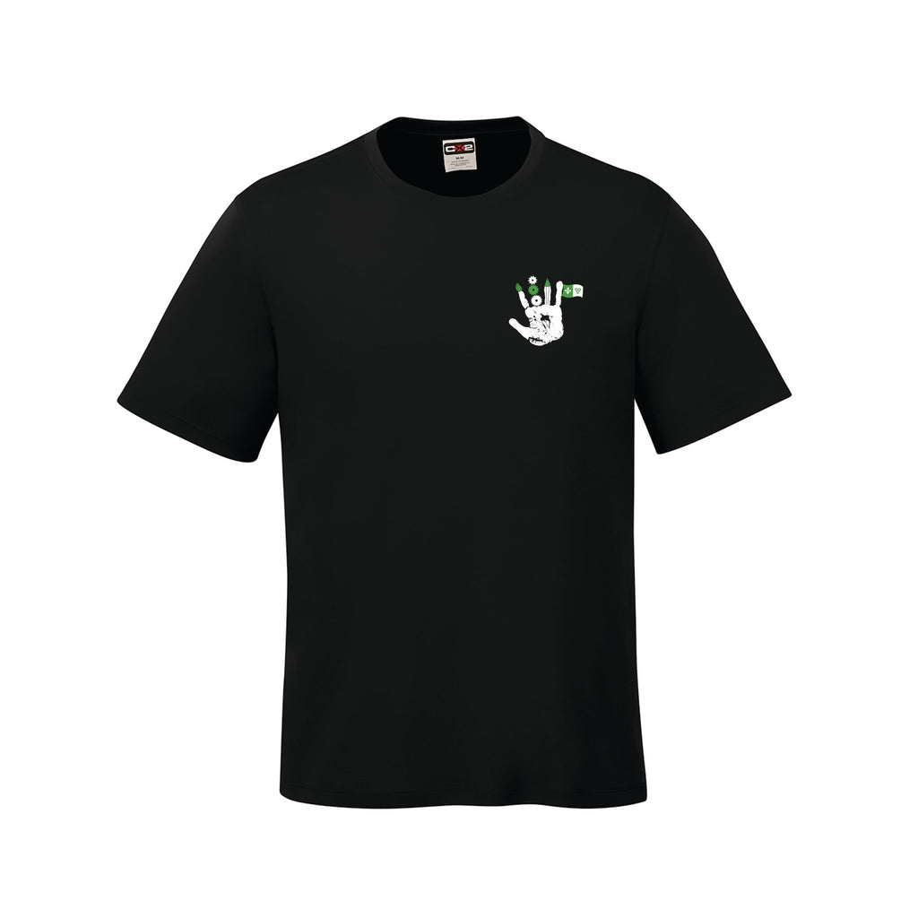 School Logo · Front · Black