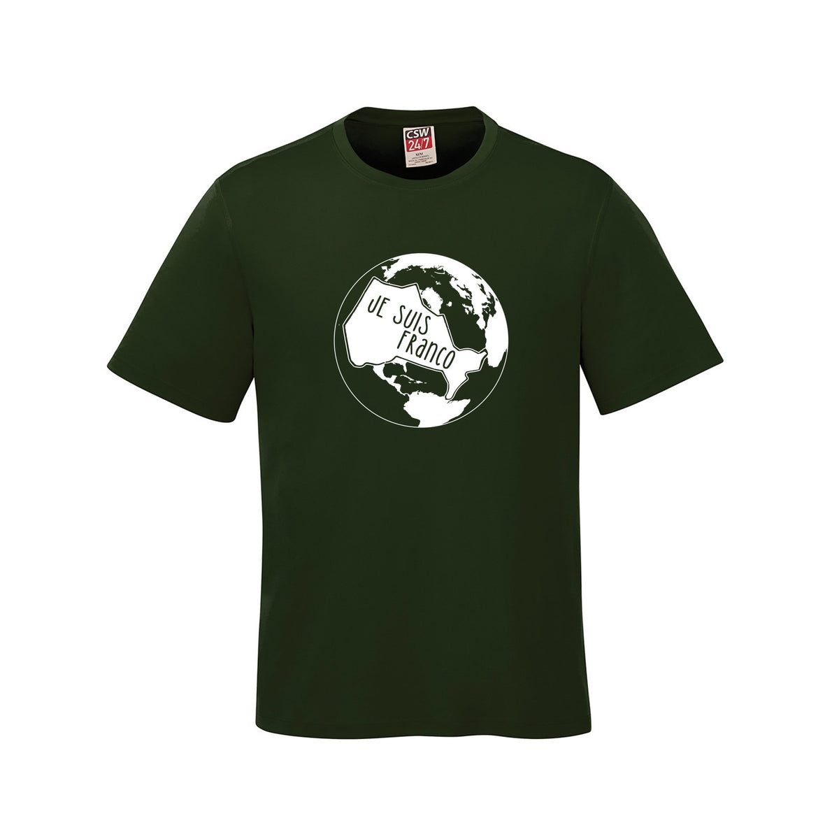 Franco-World · Front · Forest Green