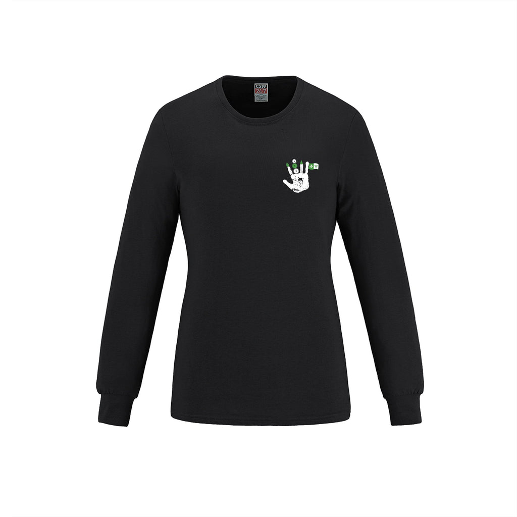 School Logo · Front · Black