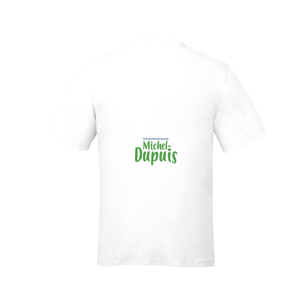 School Logo · Back · White