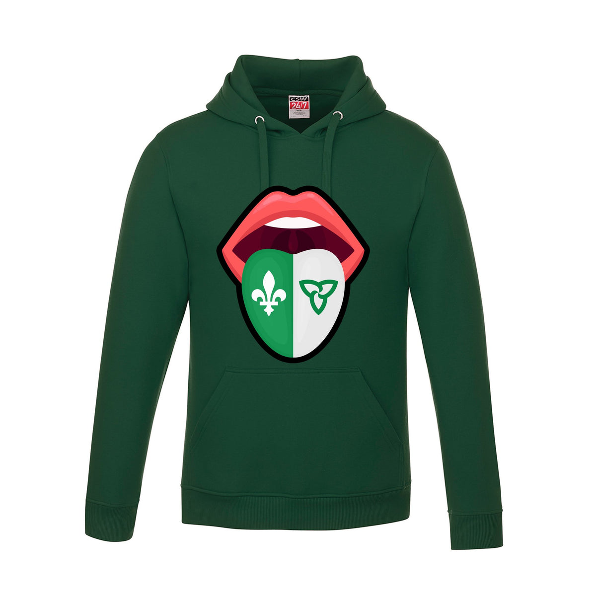 Lips · Front · Forest Green