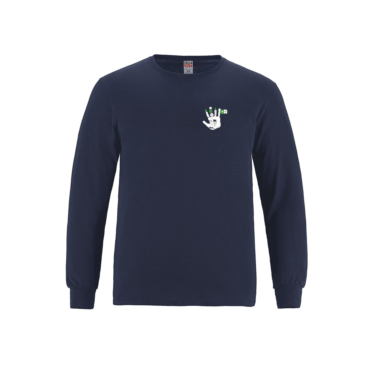 School Logo · Front · Navy