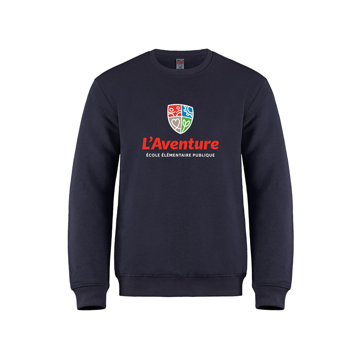 School Logo · Front · Navy
