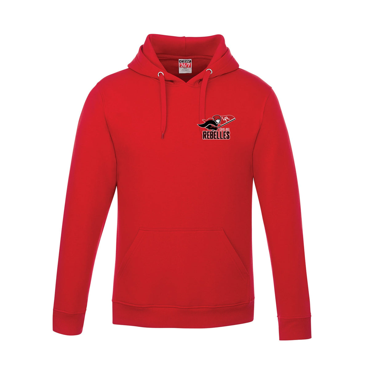 School Logo · Front · Red