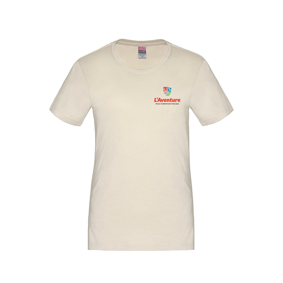 School Logo · Front · Ivory
