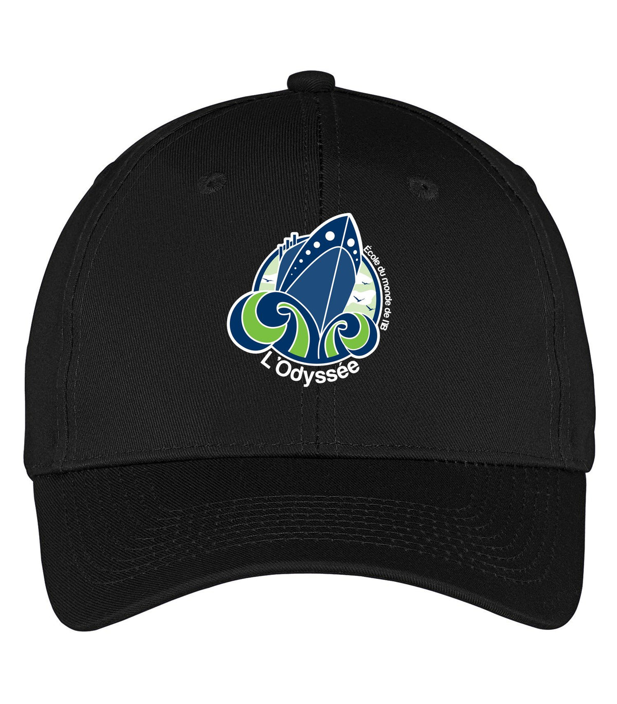 School Logo · Front · Black